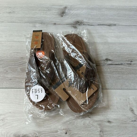 DOCKERS PREMIUM SANDALS size L 9.5-10.5 color Brown NWT in packaging - Picture 8 of 11